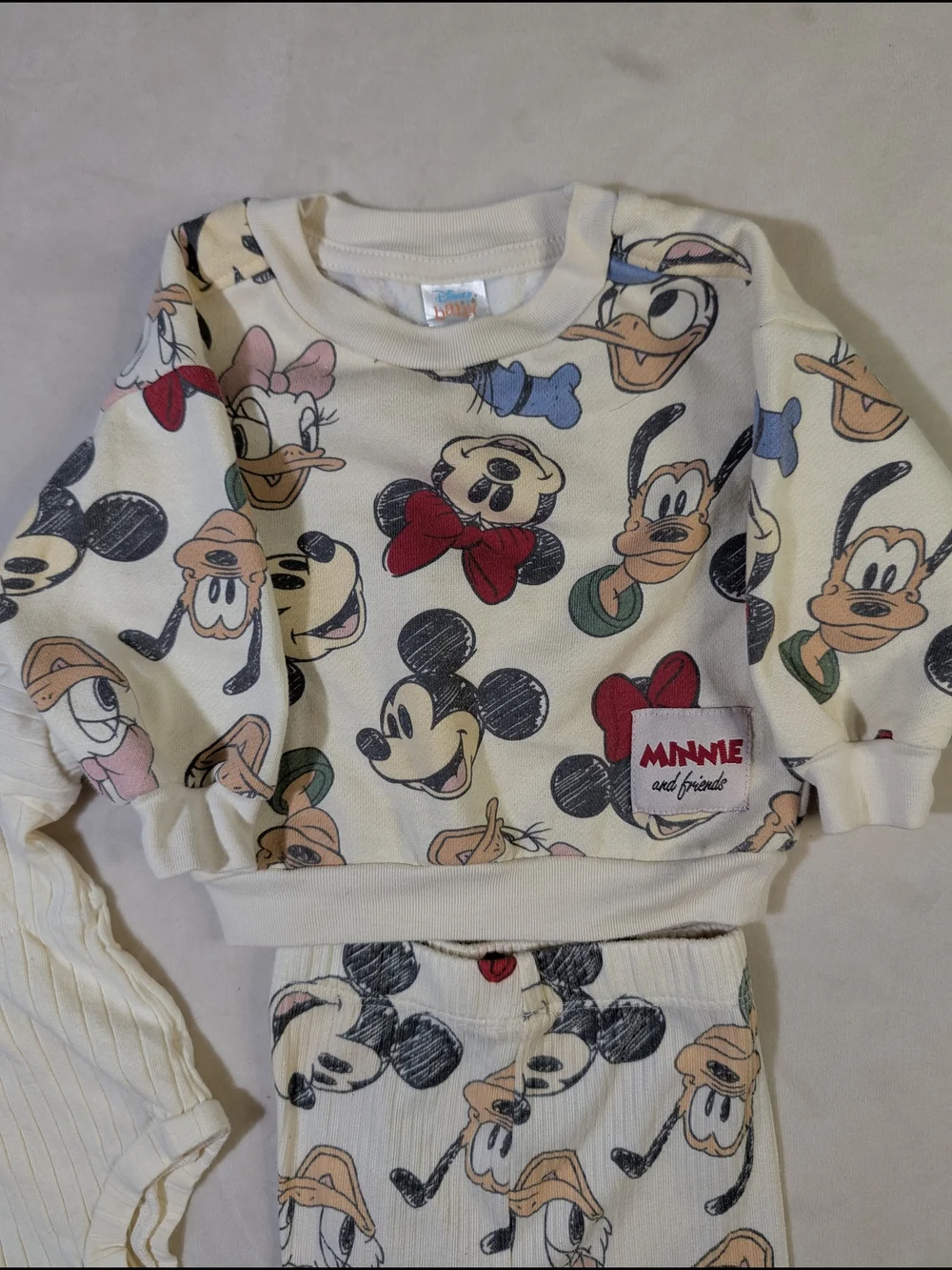 Official Disney Baby Bundle - Sweater & Pant Sets With Bonus Bodysuit